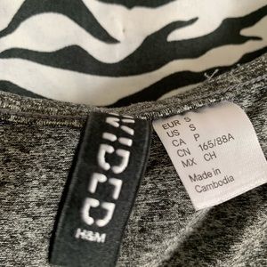 Black and grey dress